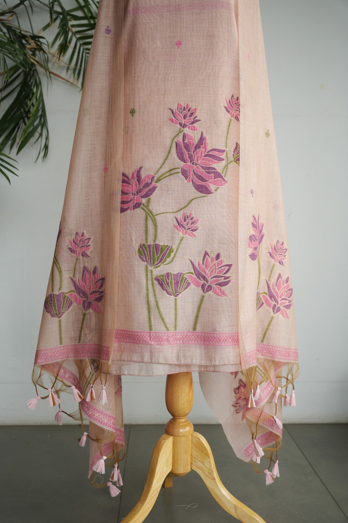 PINK WINK - Pure Monga Cotton Unstitched Suit Set