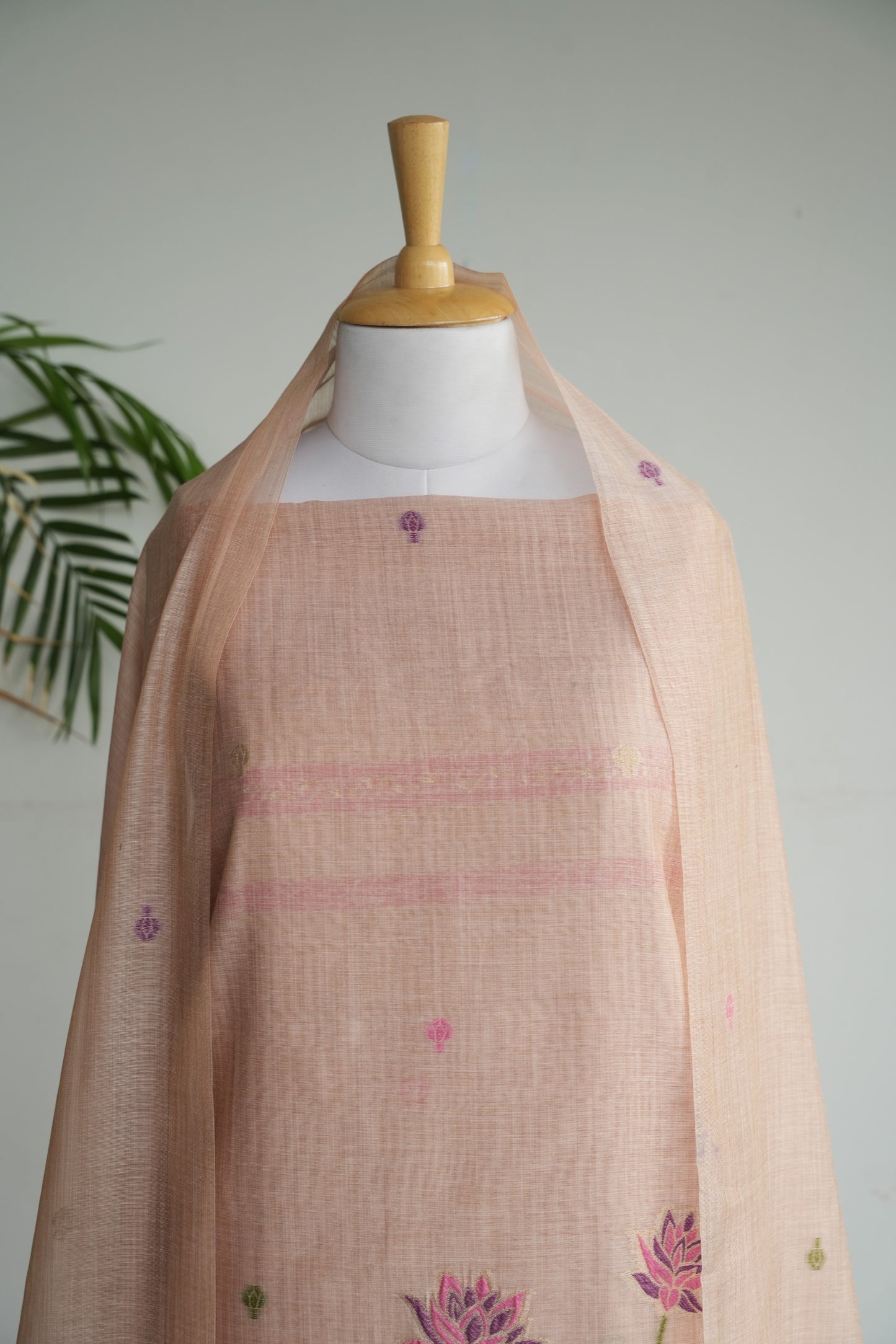 PINK WINK - Pure Monga Cotton Unstitched Suit Set