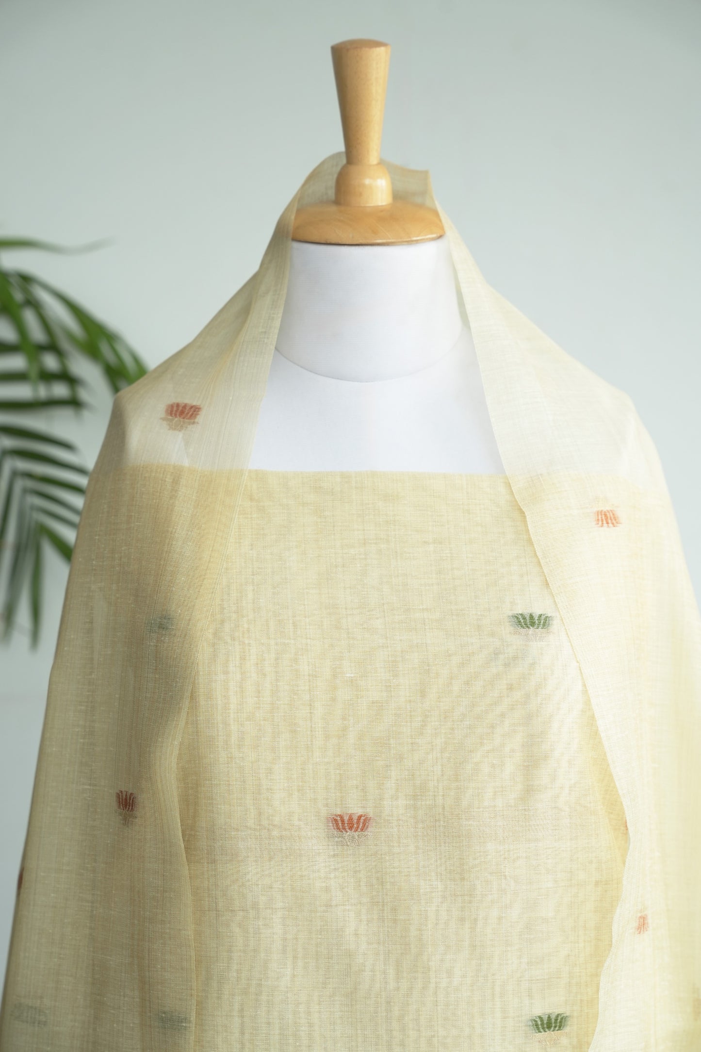 PICHWAI NOOR - Pure Chanderi Slub Pichwai Unstitched Suit Set