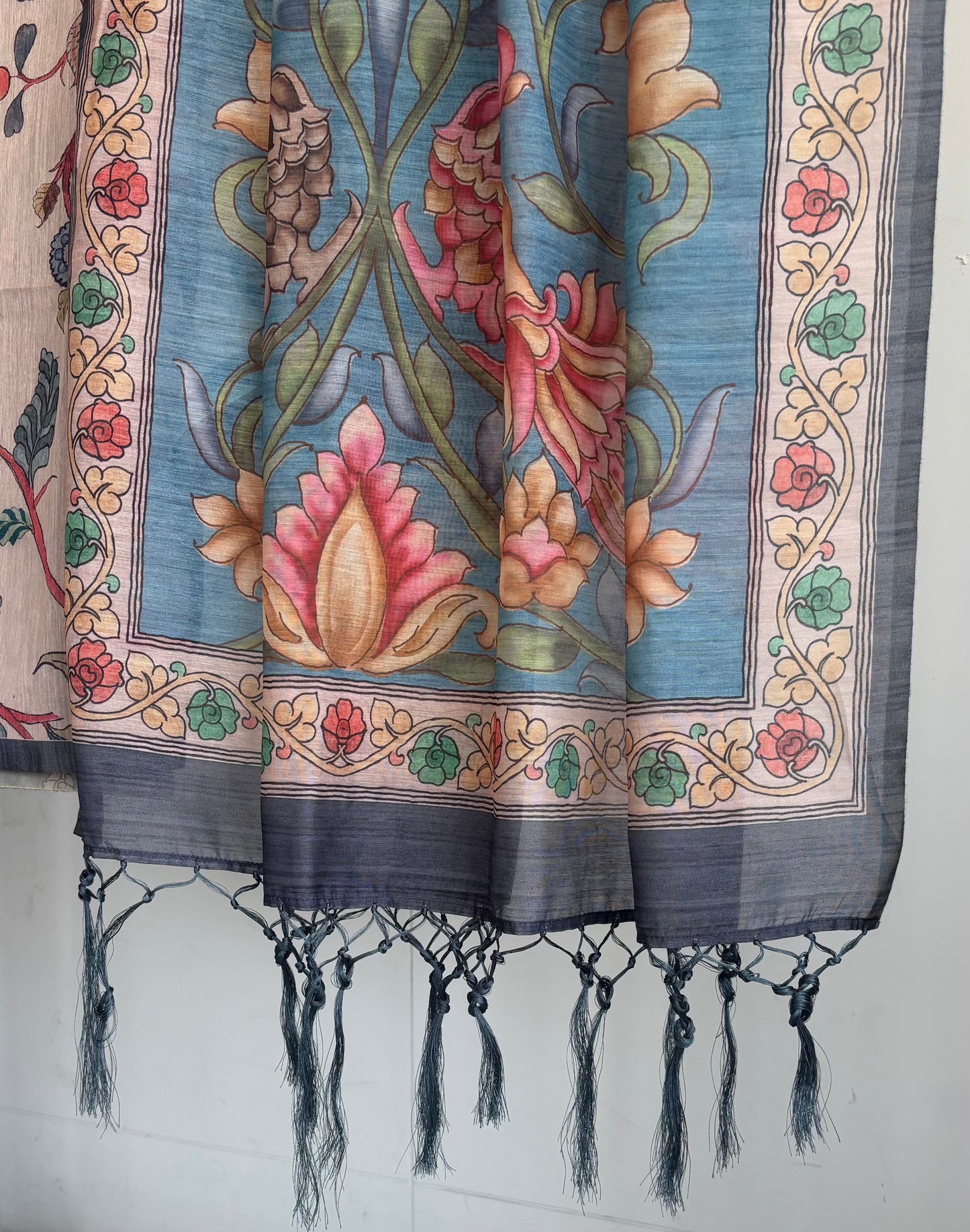 PANKHURI - Chanderi Cotton Floral Saree