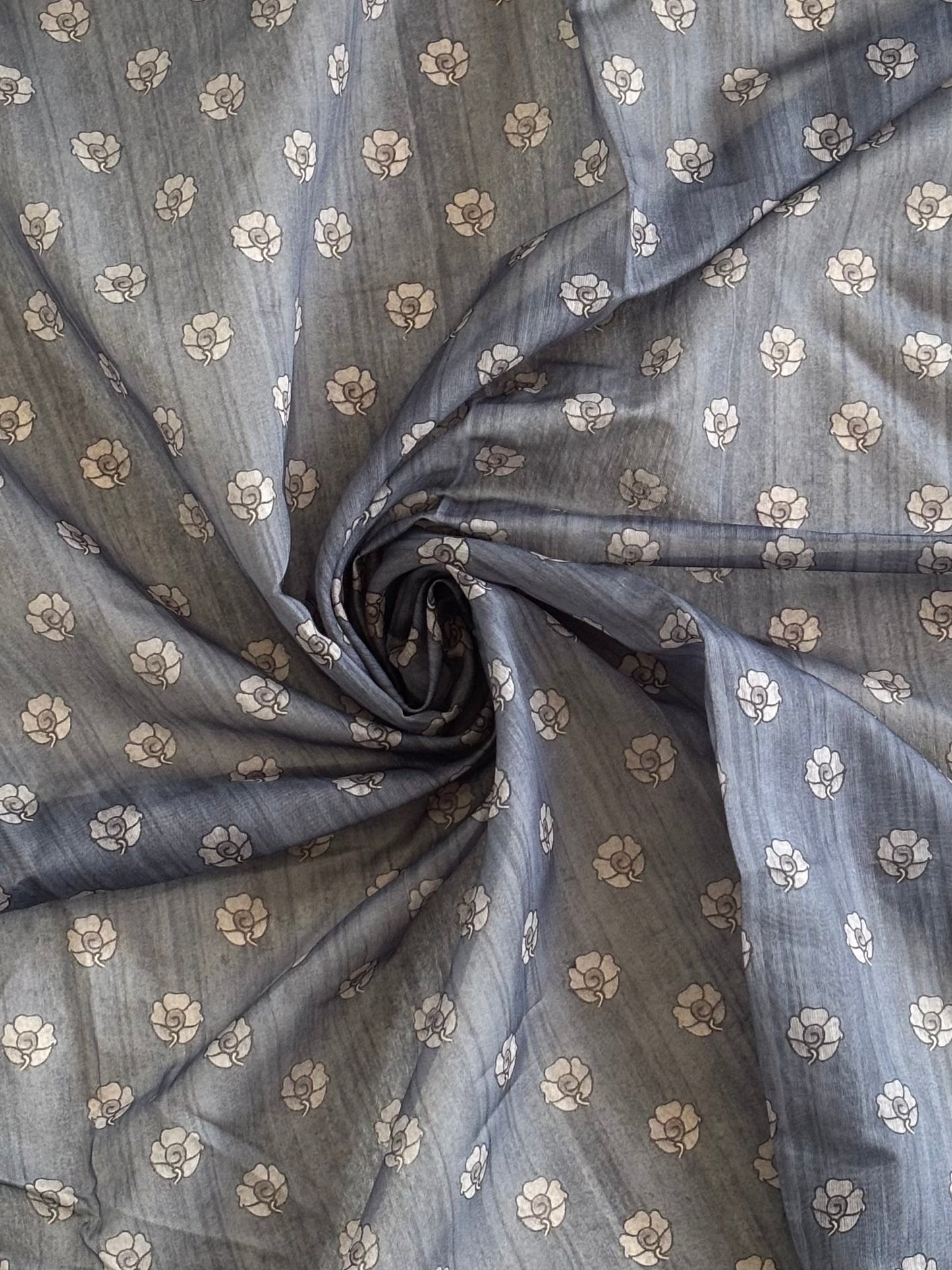 PANKHURI - Chanderi Cotton Floral Saree