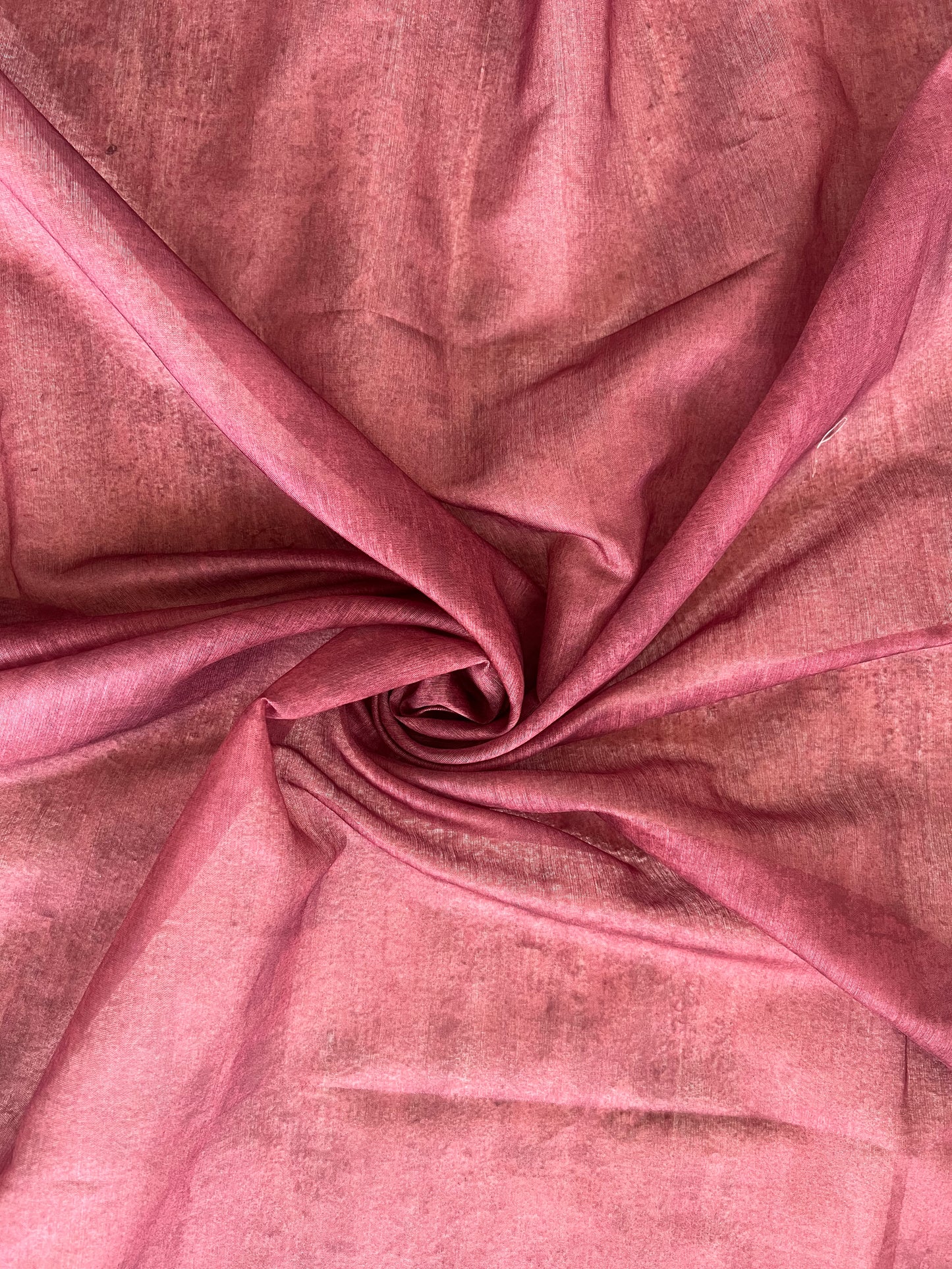 VANRAAG- Chanderi Cotton Red Saree