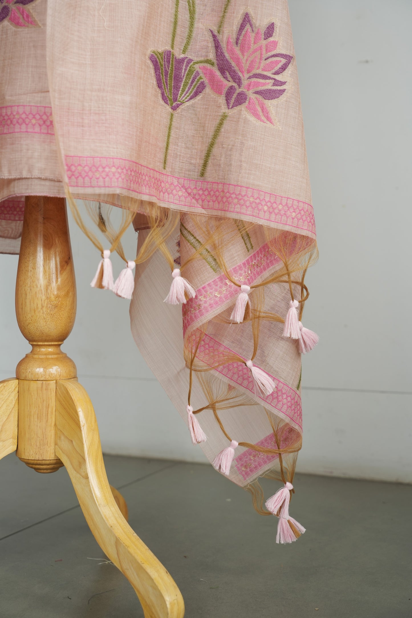PINK WINK  - Pure Monga Cotton Unstitched Suit Set