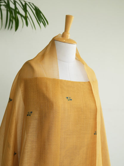 BASANT BAGH- Pure Chanderi Slub Unstiched Suit Set