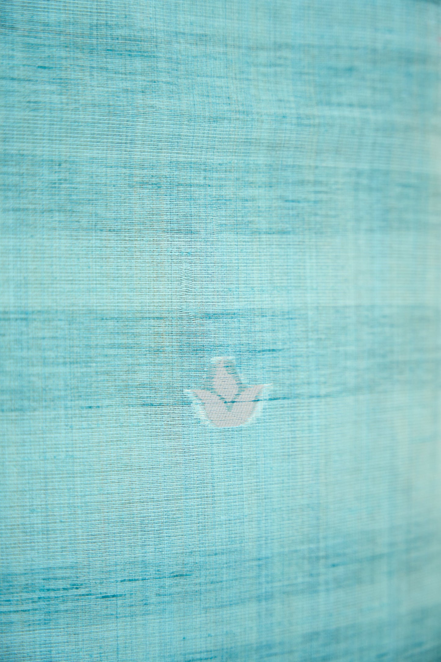 Bulbul – Pure Monga Cotton Aqua Blue Unstitched Suit Set
